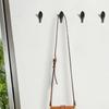 Alloy Leaf Shape Wall Hook Rustproof Door Hanger for Coat Hats Bags Bedroom Bathroom Entryway