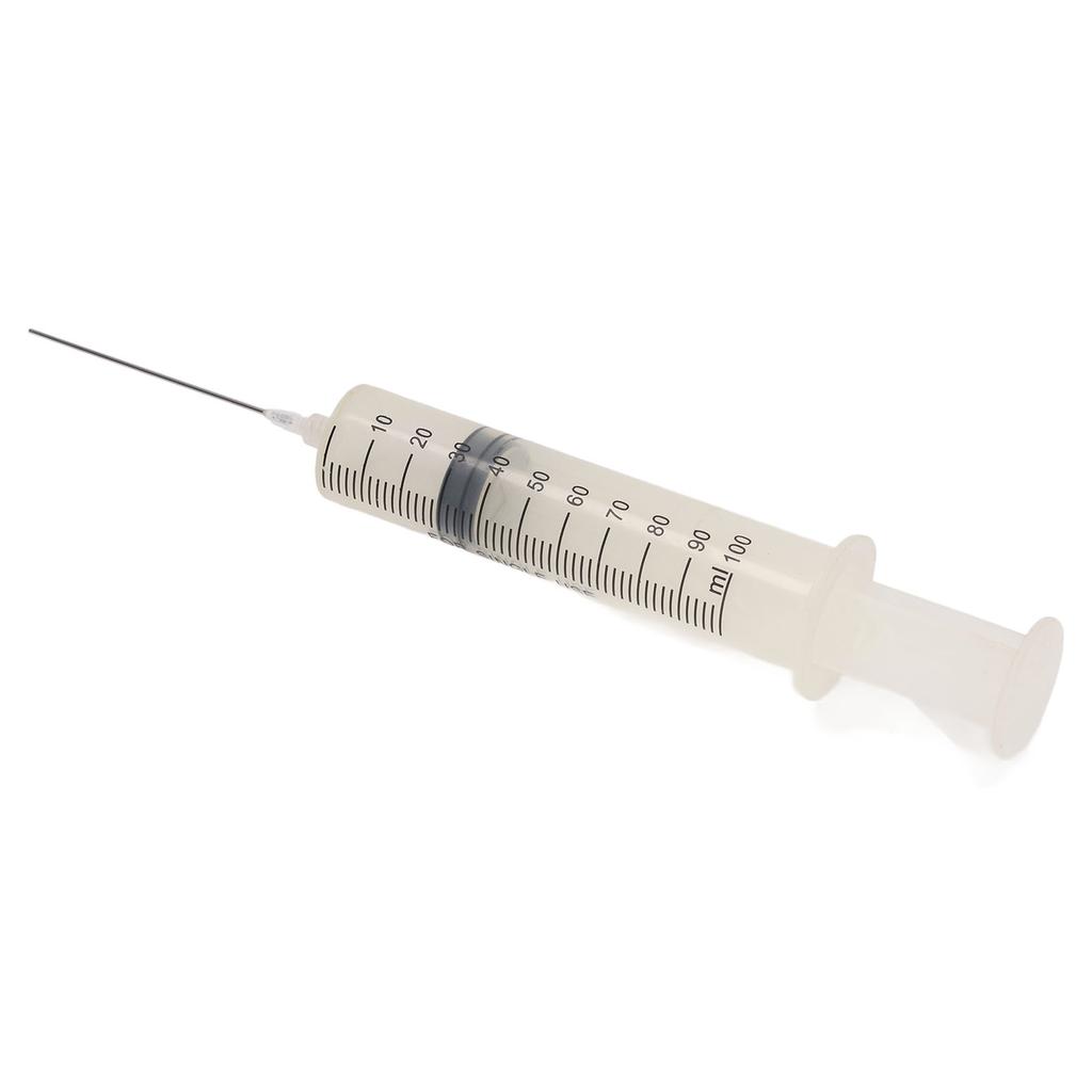 Ink Refill Syringe Set 100ml Large Capacity Ink Cartridge Filling Syringe and 10cm Stainless Steel Needle for Printers