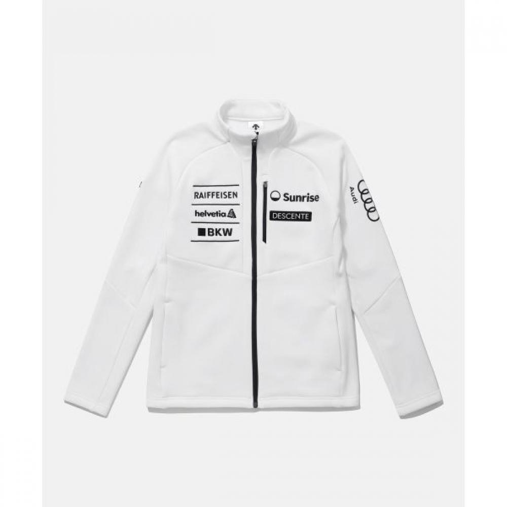 

Descente Swiss Ski Brushed Stretch Training Jacket White WHT0WHITE/100