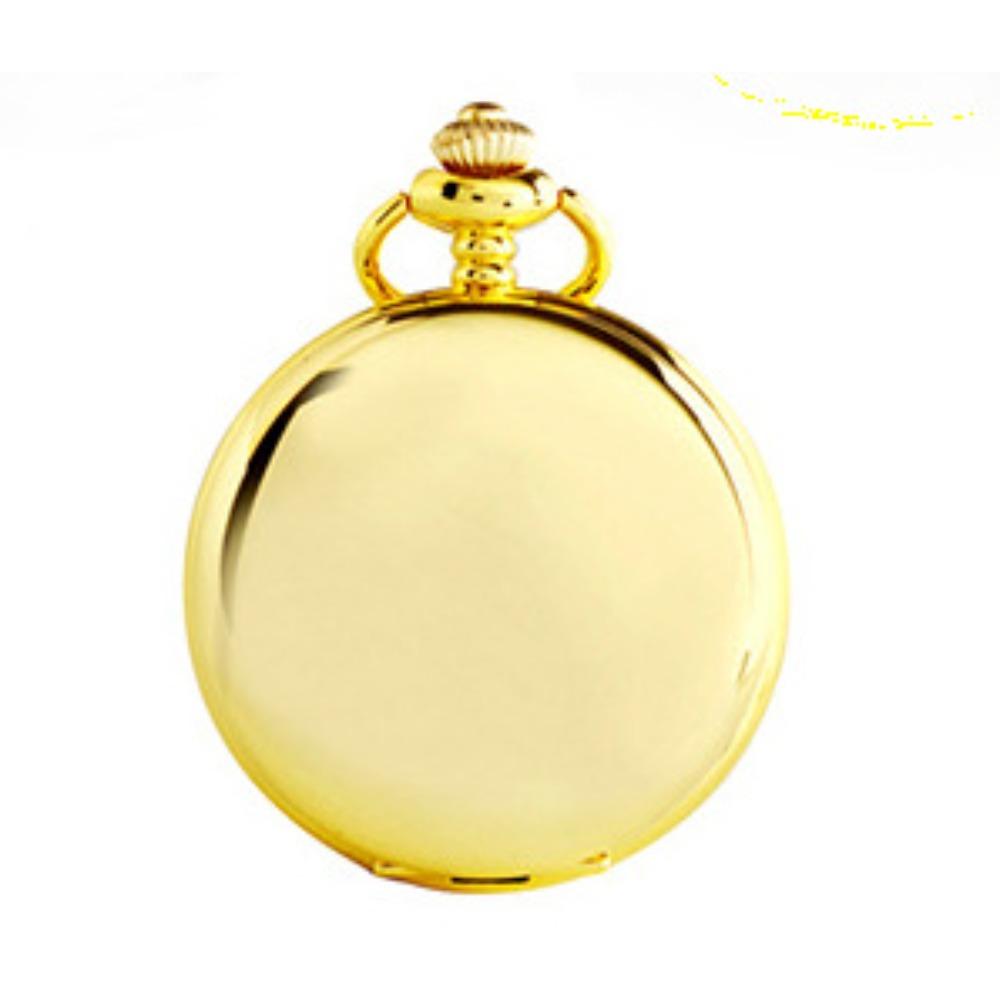 Pocket Watch Smooth Laser Logo Lettering Retro Flip Two-sided Light Quartz Pocket Watch Boshiya Casual Pocket Watch