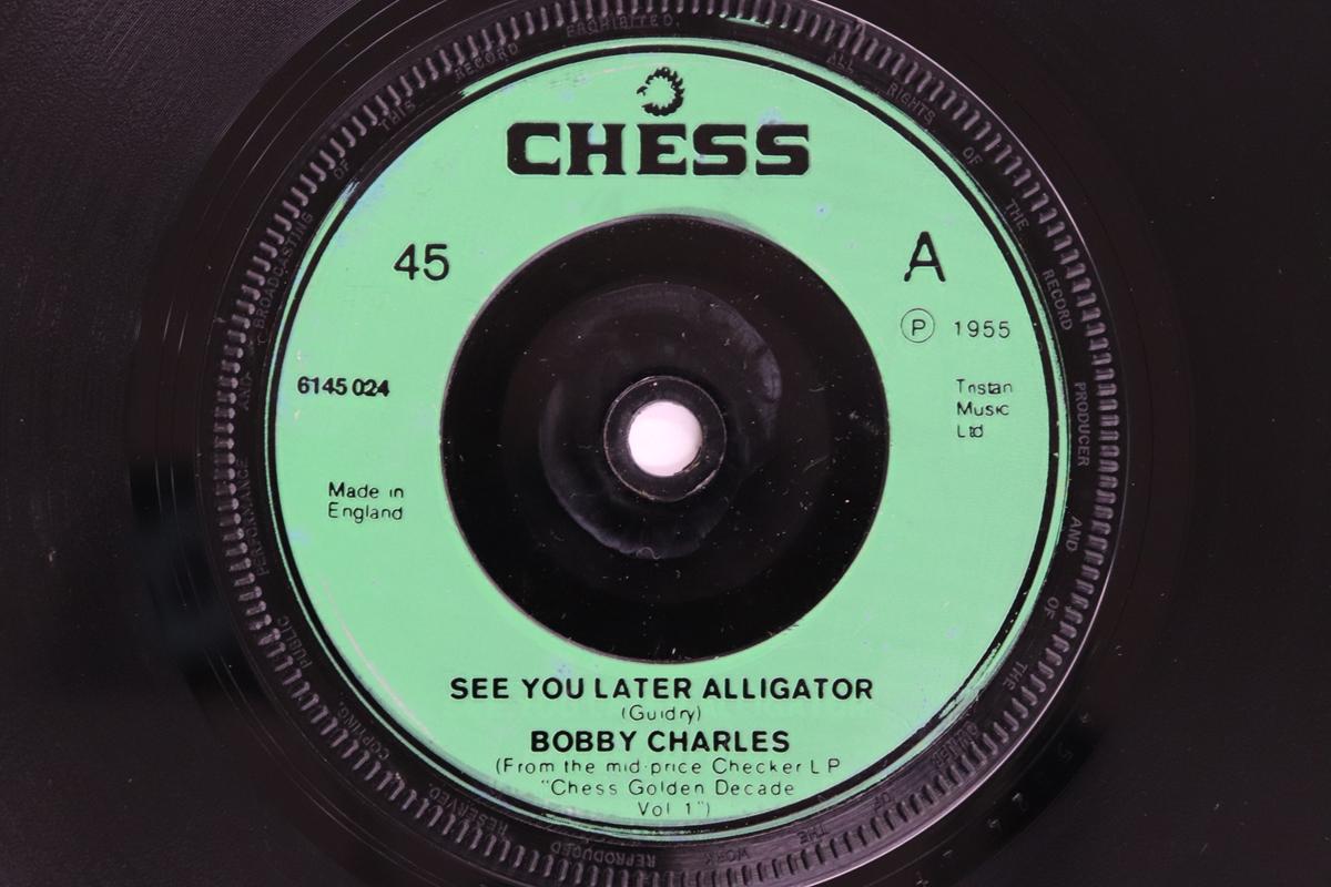 

7inch Record BOBBY CHARLES / JAMES SUGARBOY CR - See You Later Alligator / Jock-o-mo 6145024 CHESS 1973 UK Soul/Funk Used