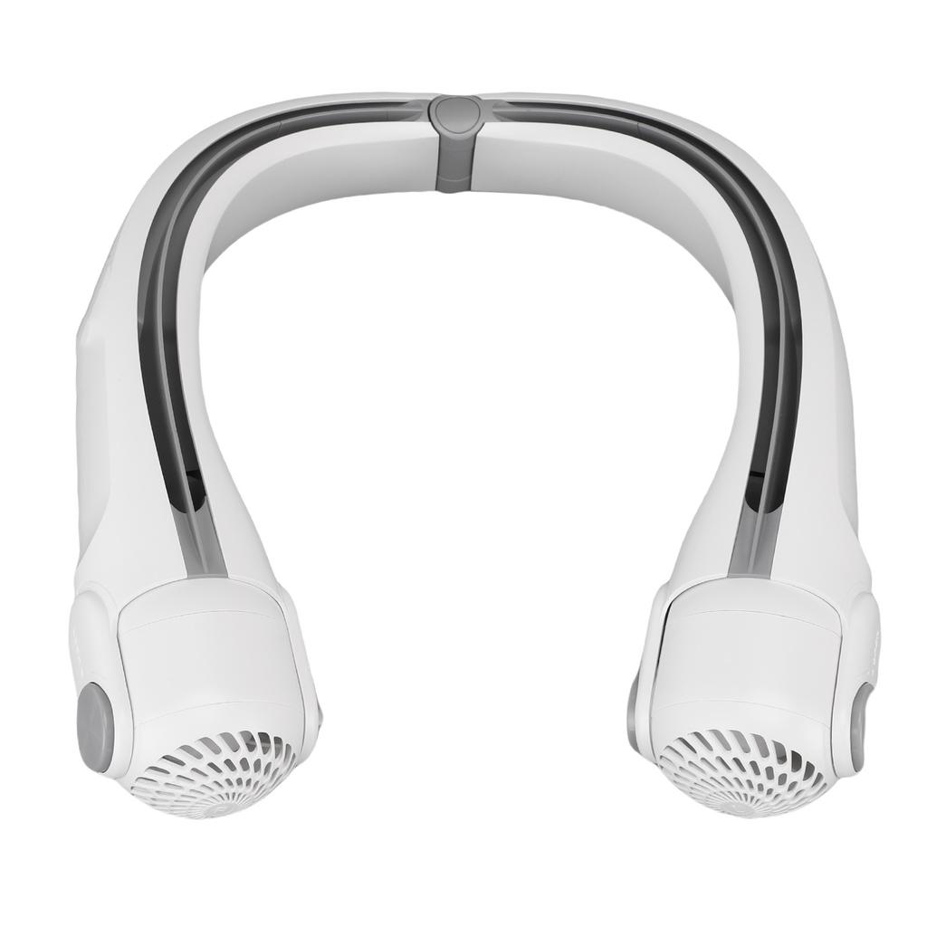 Portable Neck Fan 3 Speeds Bladeless Fan 2400mAh Battery Operated Wearable Personal Fan USB Rechargeable Quiet for