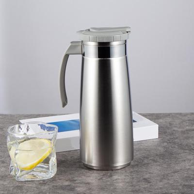 Edelstahl Wasser Krug 1,3 L Kalten Tee Wasserkocher Kaffee für Saft