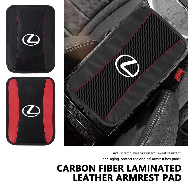 Car Center Console Box Protector Pad Armrest Mat Non-slip Cover For Lexus IS350 ES350 IS250 IS460 IS220h IS300 LX570 UX250h AEV1