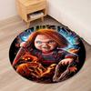 Chucky Printed Round Rug Carpet Chair Rug Area Rug Entryway Doormats,for Office Chair Living Room Bedroom Kitchen Room.