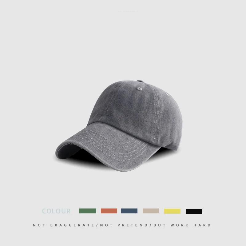YIRAN Dayang hat 64-68Cm Grote Hoofd Man Grote Maat Baseballpet Mannen Zacht Denim Gewassen Oude Zonneklep Vrouw Oversized Sport Snapback Petten Truckerpet Papa 54-58cm