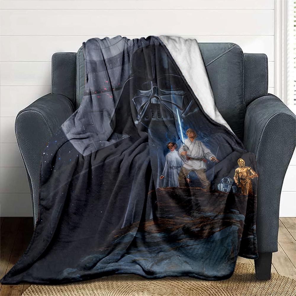 Star Wars Blanket Ultra-Soft Perfect for Sofa Office Bed All-Season Use Playful Design Gifts For Family Or Friends