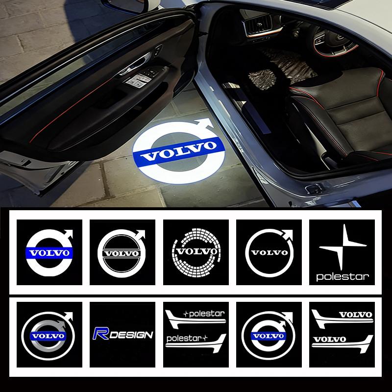For Volvo S932PCS LED Car Door Logo Projector Welcome Ghost Shadow Light Accessories For Volvo S60 S80 S90 V60 V40 XC60 XC90 XC40 V90 S80