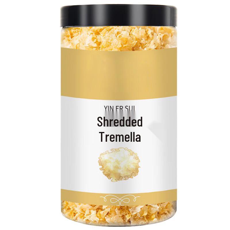 Yun Gong Zhu Authentic Shredded Tremella Mushroom, 90g Can