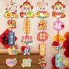 4pcs/set Colorful Paper Hanging Pendants Traditional New Year Window Stickers  Chinese Nwe Year