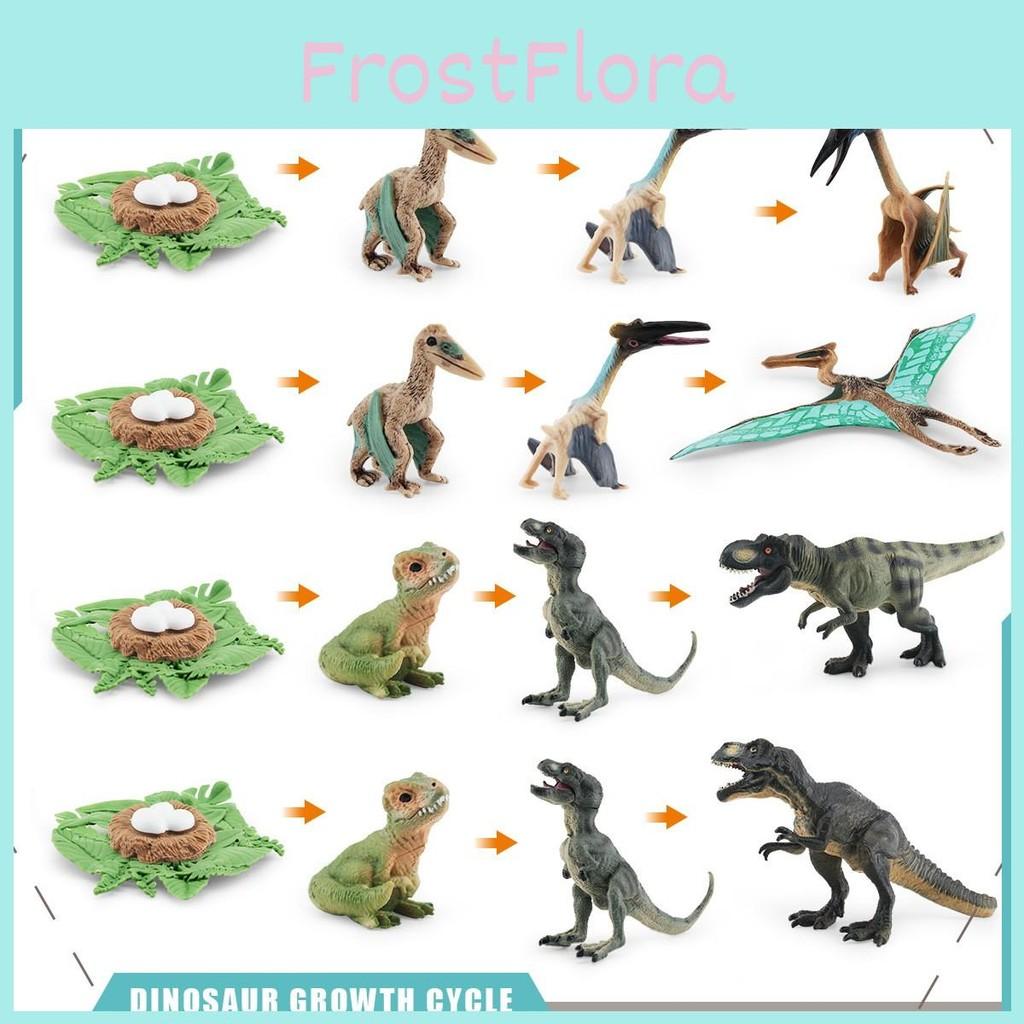 Pterosaur T Rex Growth Cycle Figures Pvc Models For Kid Science Educational Gift