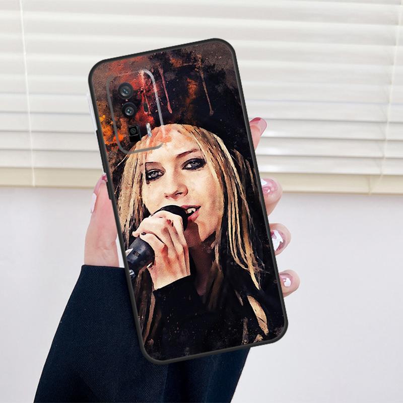 Singer Avril Lavigne Cover For Xiaomi 14T Pro 11T 12T 13T 13 14 15 Ultra POCO X6 X7 Pro X3 X5 F5 F6 M6 Pro Case