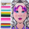 Körperbemalung Farbe Regenbogen Gesichtspigment Hochpigmentierte Aquarellfarbe für Partys Langanhaltend & Kinder