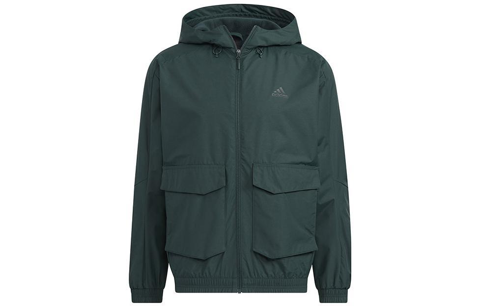 Adidas Jackets Men s Green Hooded Moderate Other HN9036 S