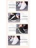 2023 Plus Size Women's Leather Sneakers: Autumn/Winter Thick-Soled Casual Rocking Platform Shoes