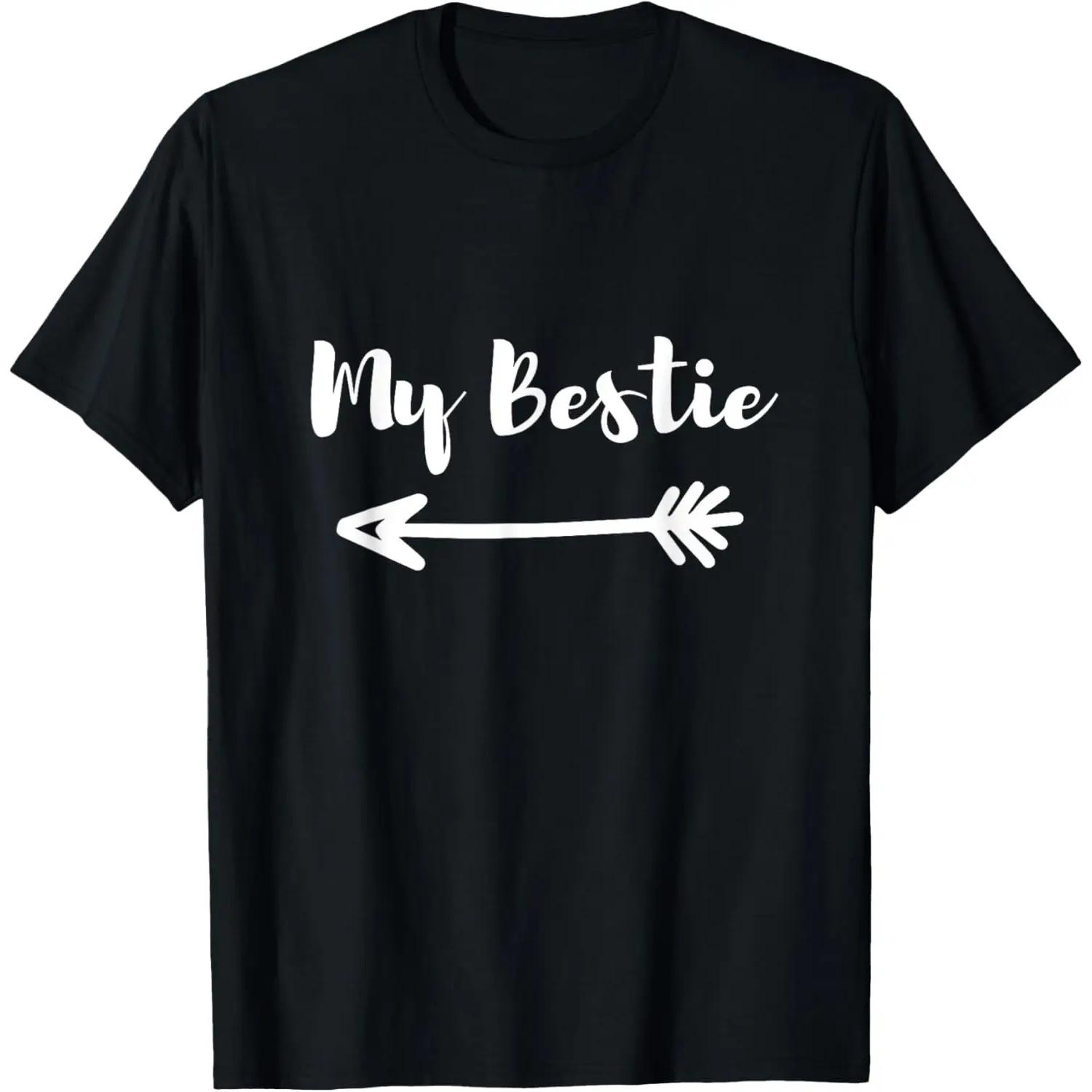 My Bestie Best Friend Left Arrow T-Shirt S чёрный