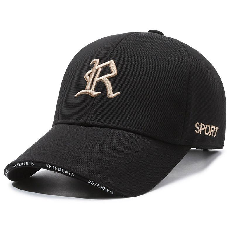 Polyester Baseball Cap With Extended Brim Sun Protection For Men Women In Spring Autumn