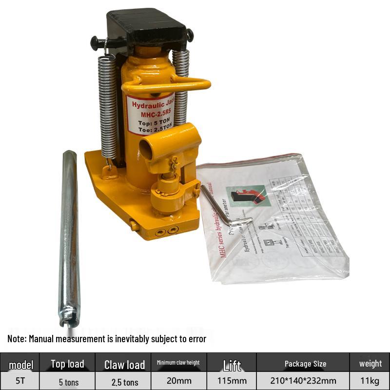 Dalan Heavy Duty Hydraulic Claw Jack 5T-30T Capacity