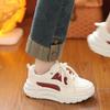 2025 spring and autumn new student white fashion thick sole heightening trend popular versatile sports casual shoes women's shoes
