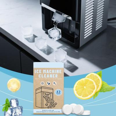 Buz Makinesi Temizleyici 12 Adet Buz Makinesi Kireç Sökücü Güçlü Kireç Sökücü Ev Bar Restoran Otel Mağaza İçin