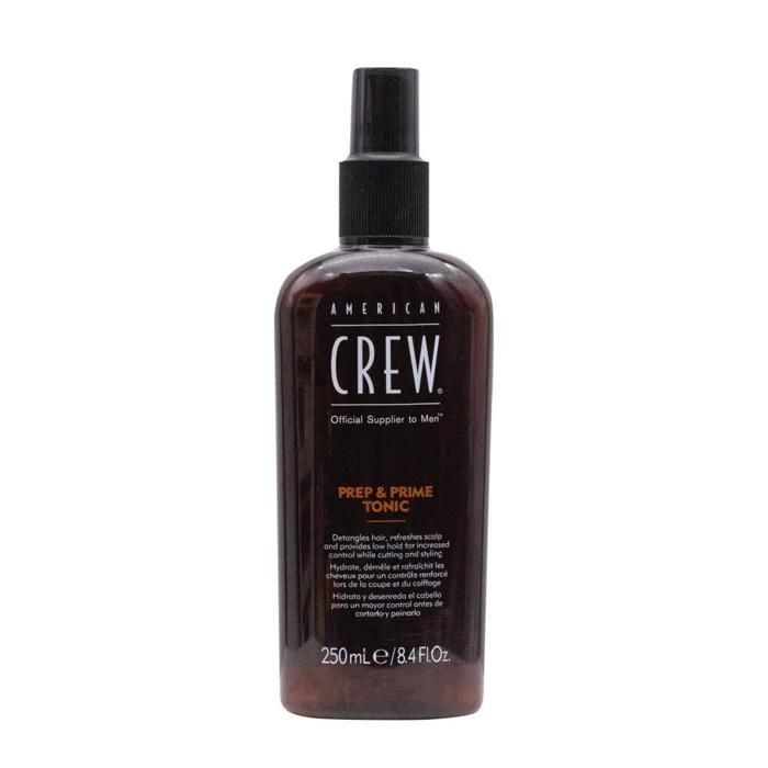 Tonique capillaire - American Crew - Prep & Prime - 250 ml - Sans parabène - Hydratant