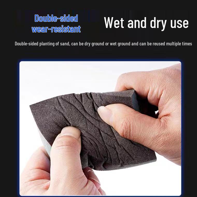 Elastic, Wear-Resistant Sanding Sponge Blocks for Woodworking and Polishing