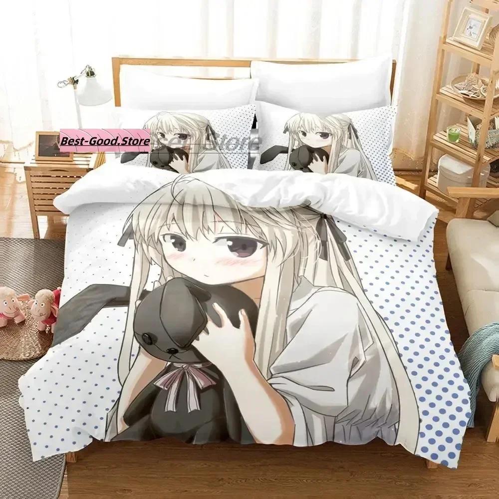 

tOP Kasugano Sora Car Ornaments Yosuga No Sora Bedding Set Single Twin Full Queen King Size Bed Set Aldult Kid Bedroom 135x200cm