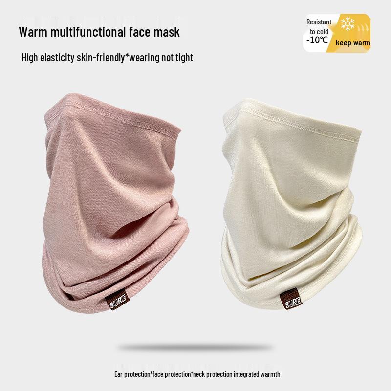 Unisex Knitted Neck Gaiter & Face Mask - Winter Warm, Thin Style Pullover Scarf