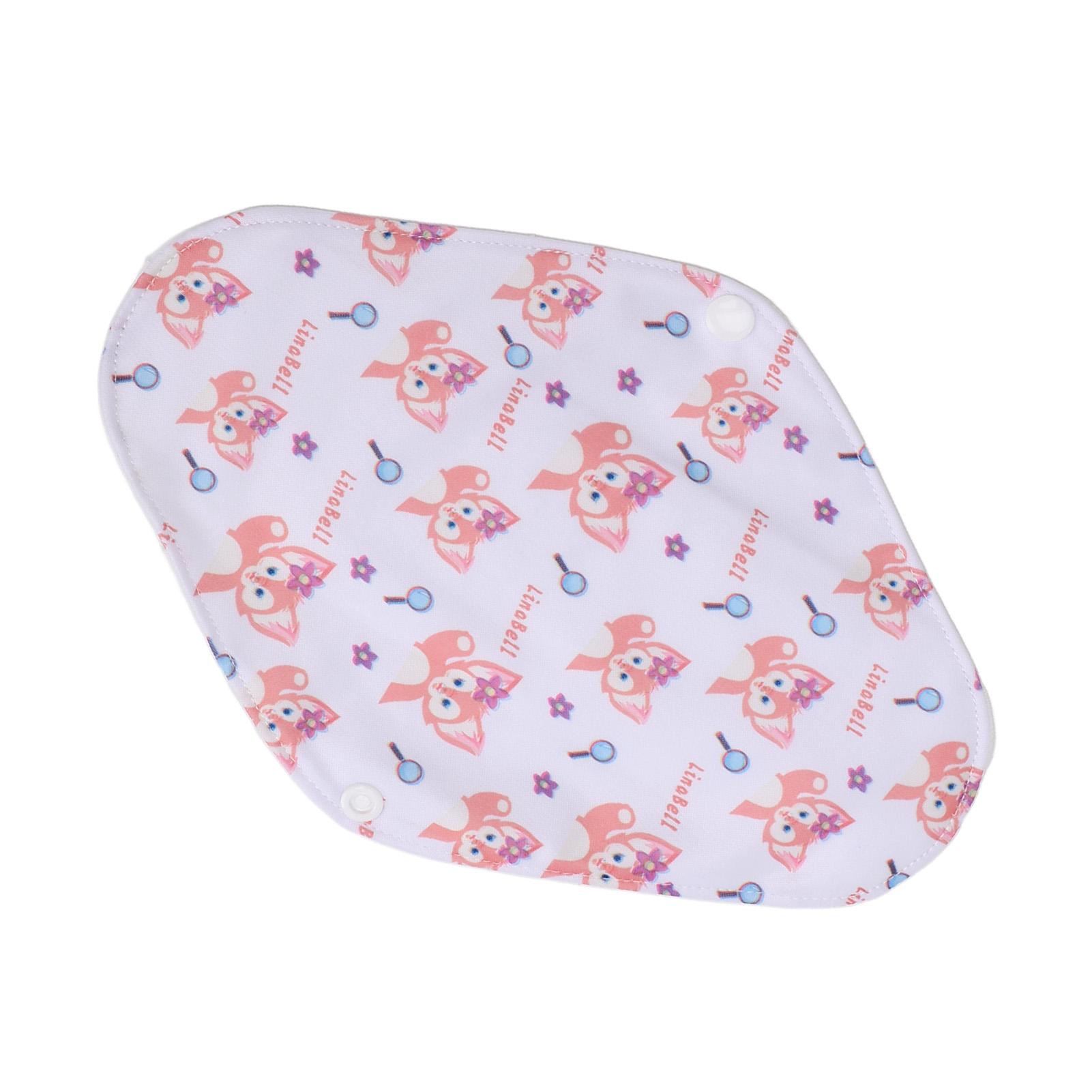 

5 штук многоразовых гигиенических прокладок для женщин, впитывающие, моющиеся тканевые менструальные салфетки 18x25 см