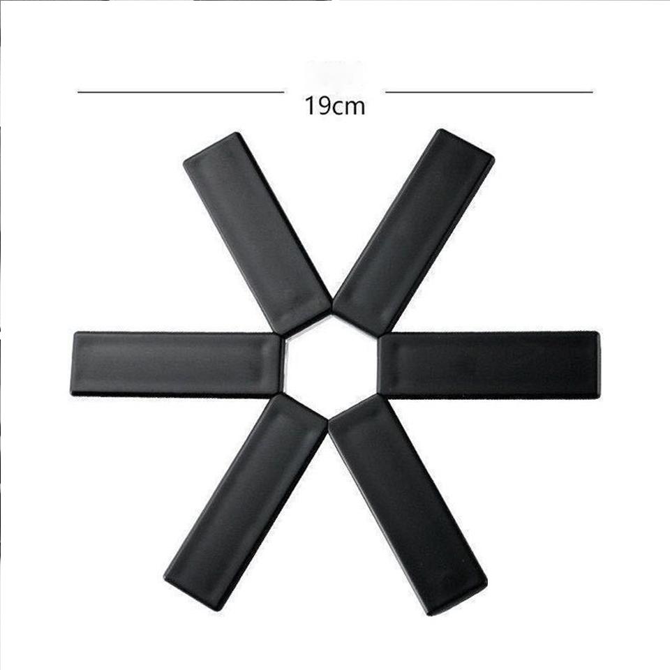 

2шт коврик под кастрюлю подставка под тарелку складная теплоизоляция высокотемпературные кастрюли сковородки кухонные гаджеты инструменты аксессуары для дома 19CM