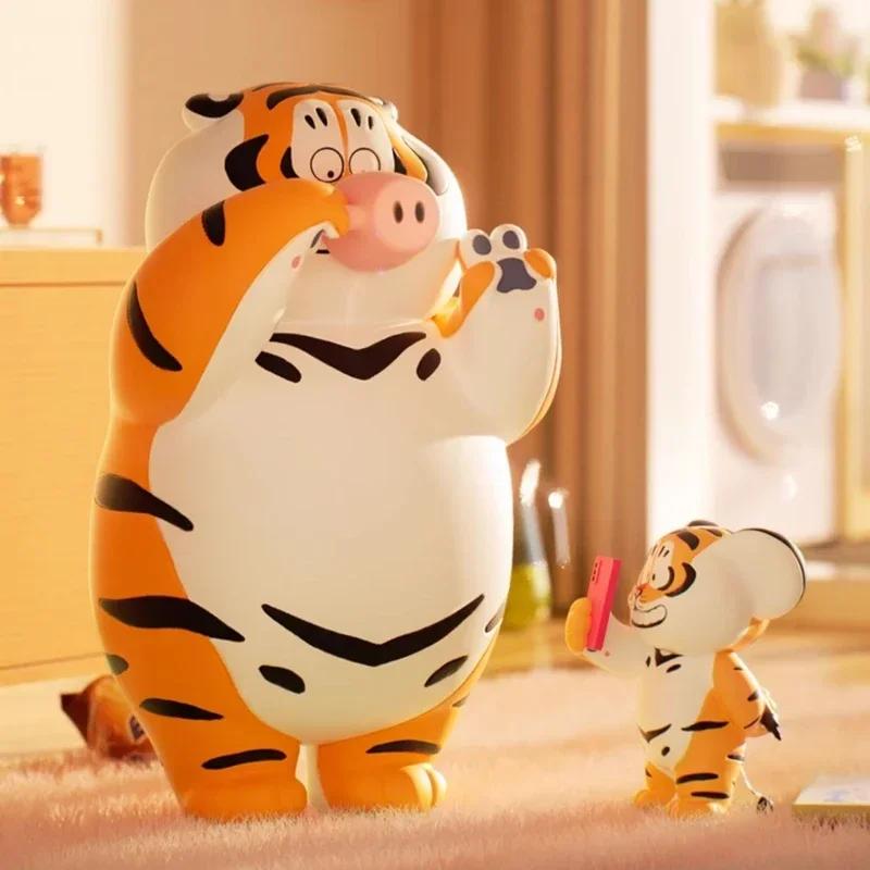 

New Original I Am Not Fat Tiger Loving Father Faithful Son Series Cute Action Anime Figures Kawaii Toys figure Dolls Gift Toys 8-10cm
