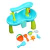 Splash Sand Table Toy 2 Tier Rain Shower Water Table for Toddlers Outdoor Beach Backyard Activity