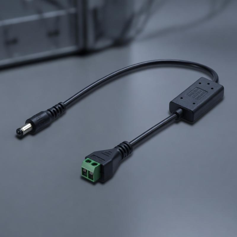 Quality PVC DC5V-25V to 5V Power Converter Cable From 2Pin To DC5.5x2.1mm Male Power Supply Cord For Electronics