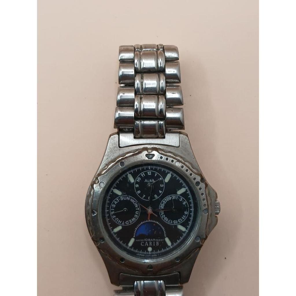 Used Seiko Alba Carib V33F-6B20 10BAR Watch
