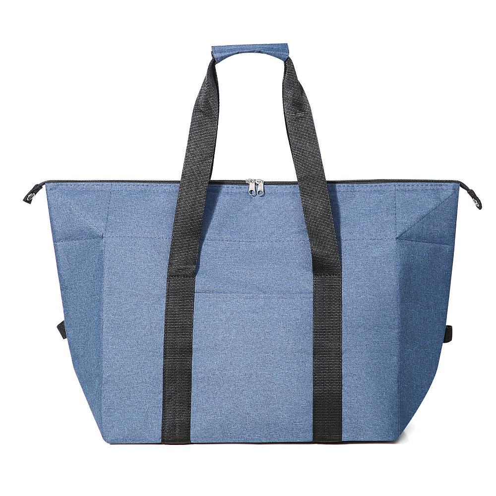 Large-Capacity Folding Insulated Picnic Bag - Portable, Aluminum Foil, Fresh-Keeping, Outdoor Use
