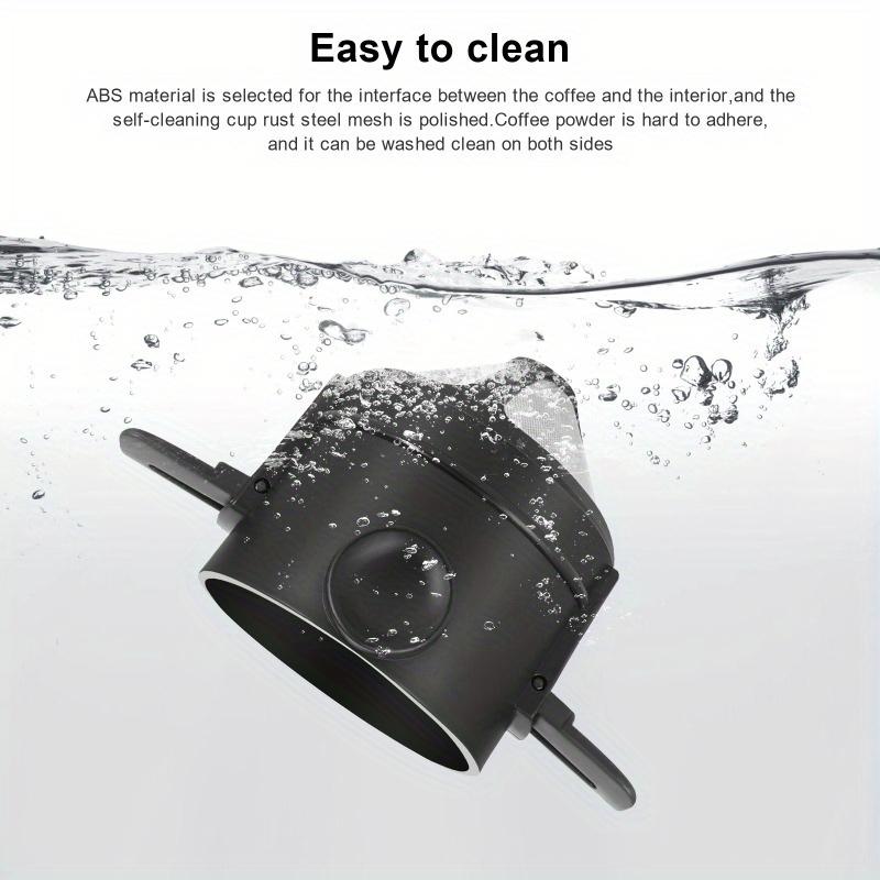1PC Reusable Gifts Ear Hook Easy Pour Design Coffee Filter Portable With Foldable Dripper Office Stainless Steel Home