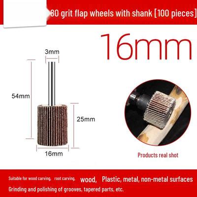 Electric Grinder Mounted Sandpaper Flap Wheel Set
