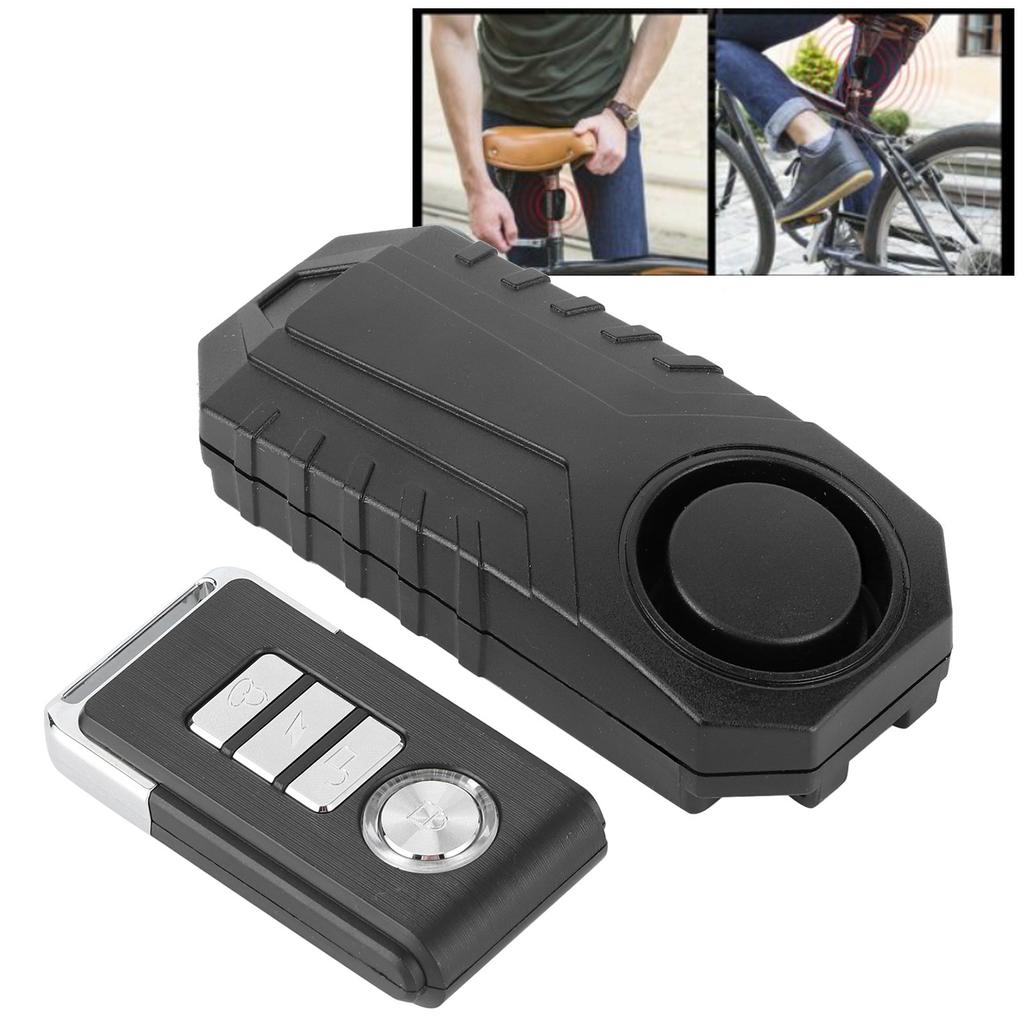 Motorbike AntiTheft Alarm 113dB Remote Control Wireless Protective Vibration Security System