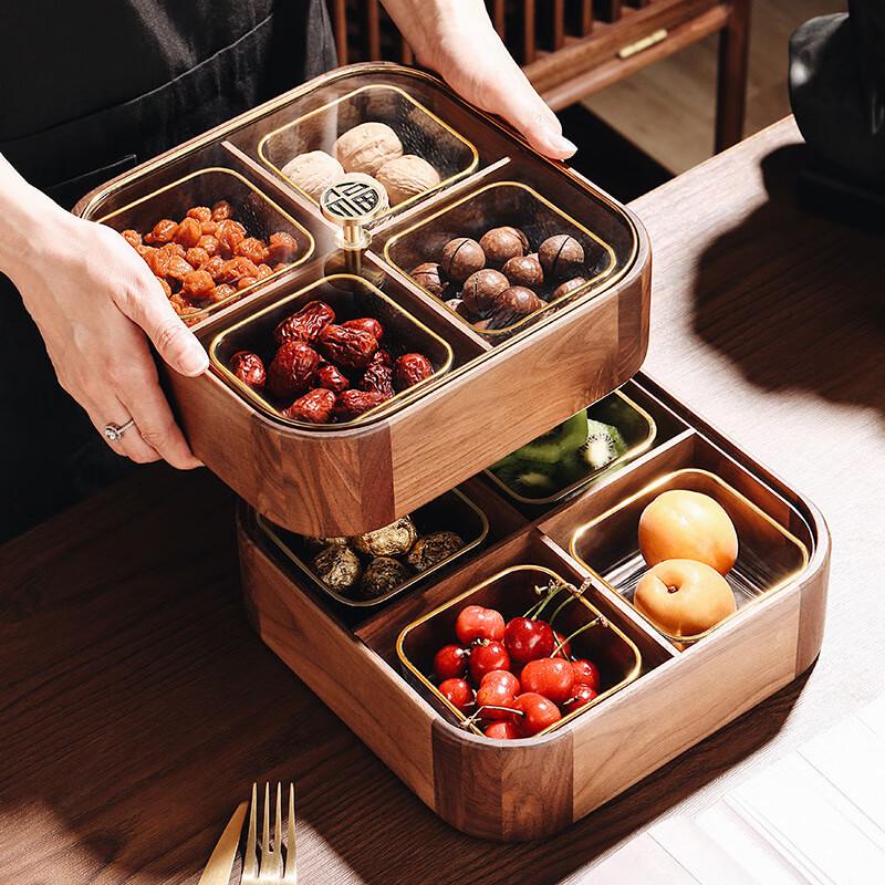 Chinese Style Solid Wood Snack Box