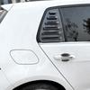For VW Golf MK7 MK7.5 2013-2019  Car Rear Louver Window Side Shutter Cover Carbon Fiber Black  Trim Sticker Vent Scoop ABS
