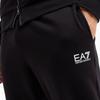 Emporio Armani EA7 FW24 Letter Logo Printed Hooded Zip Long Sleeve Casual Sports Suit Men suit Black 8NPV68-PJVTZ-1200