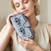 Cool Skeleton Print Women Long Wallet Fashion Portable Multi Slot Card Holder Purse