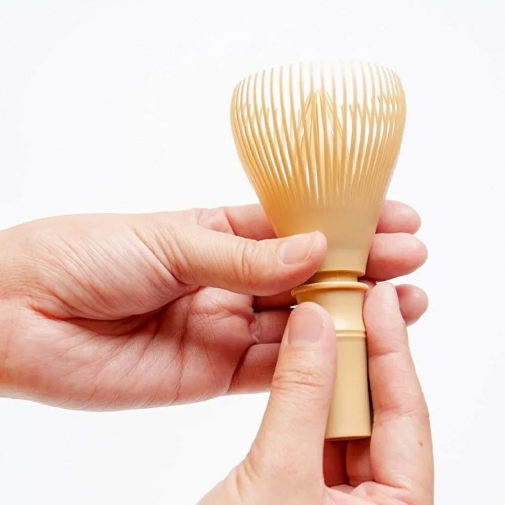 Resin Matcha Whisk Reusable With Whisk Holder Green Tea Powder Whisk Smooth Portable Matcha Whisk Set Tea Set Accessories
