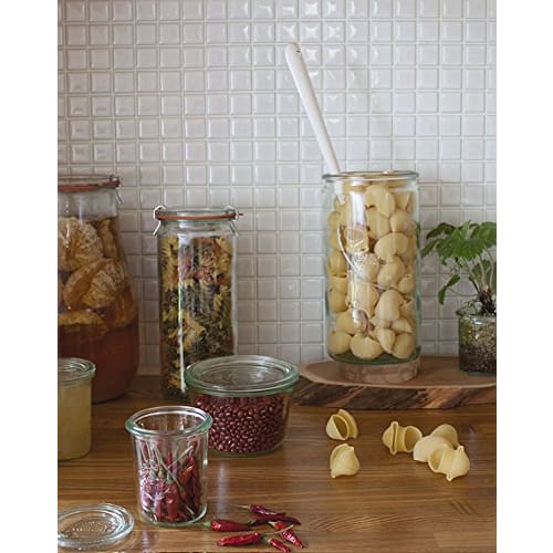 WECK | Lisovaný tvar 145ml (dříve 160 ml) WE-760 / Skladovací nádoby, Skleněné dózy, Kuchyňské potřeby, Kuchyňské doplňky Skleněná skladovací nádob