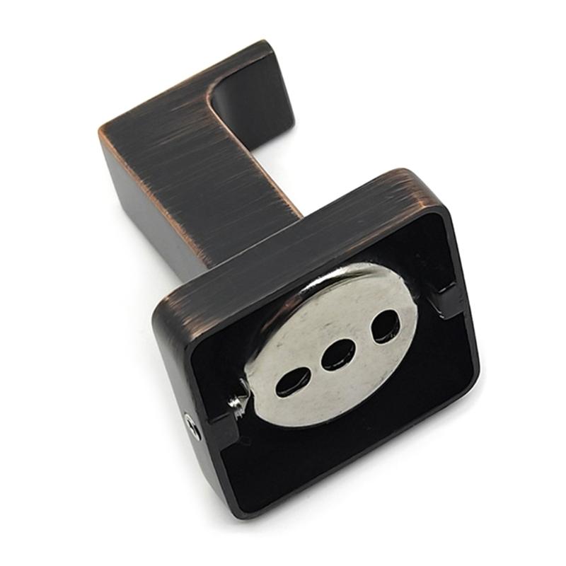 Set di 2 Ganci da Parete Quadrati in Bronzo Sistema di Aggancio Antiscivolo Resistente alla Corrosione Acciaio Inossidabile 304 Mensola da Bagno
