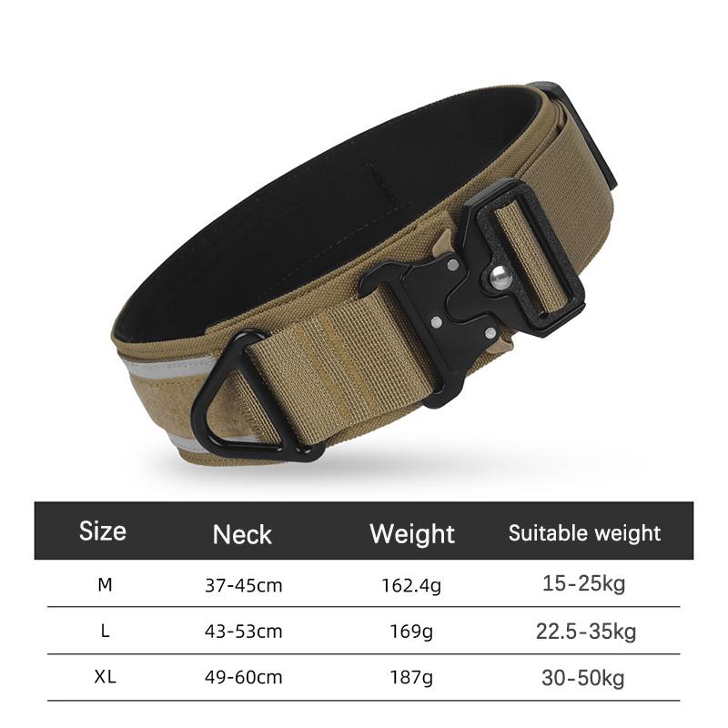 Fashionable Camouflage Dog Tactical Collar Soft Thickened Adjustable Outdoor Walking Training Pet Collars Dog Safety Accessories
