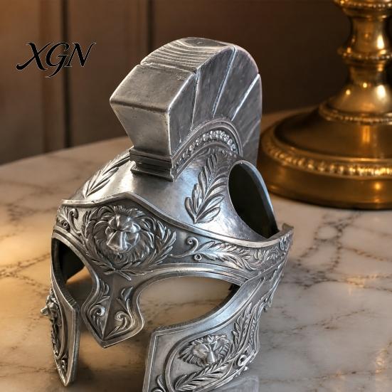 Roman Centurion Cat Costume Helmet, 3D Printed Warrior Mask, for Halloween Funny Cosplay Mask Pet Party Accessories Outfit