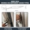 Multi-Use Door Entry Tool 2 Pack – Stainless & Spring Steel Rescue EDC Tool With Hook Design And 4.5 Inch Ruler, Compact Hand Tool
