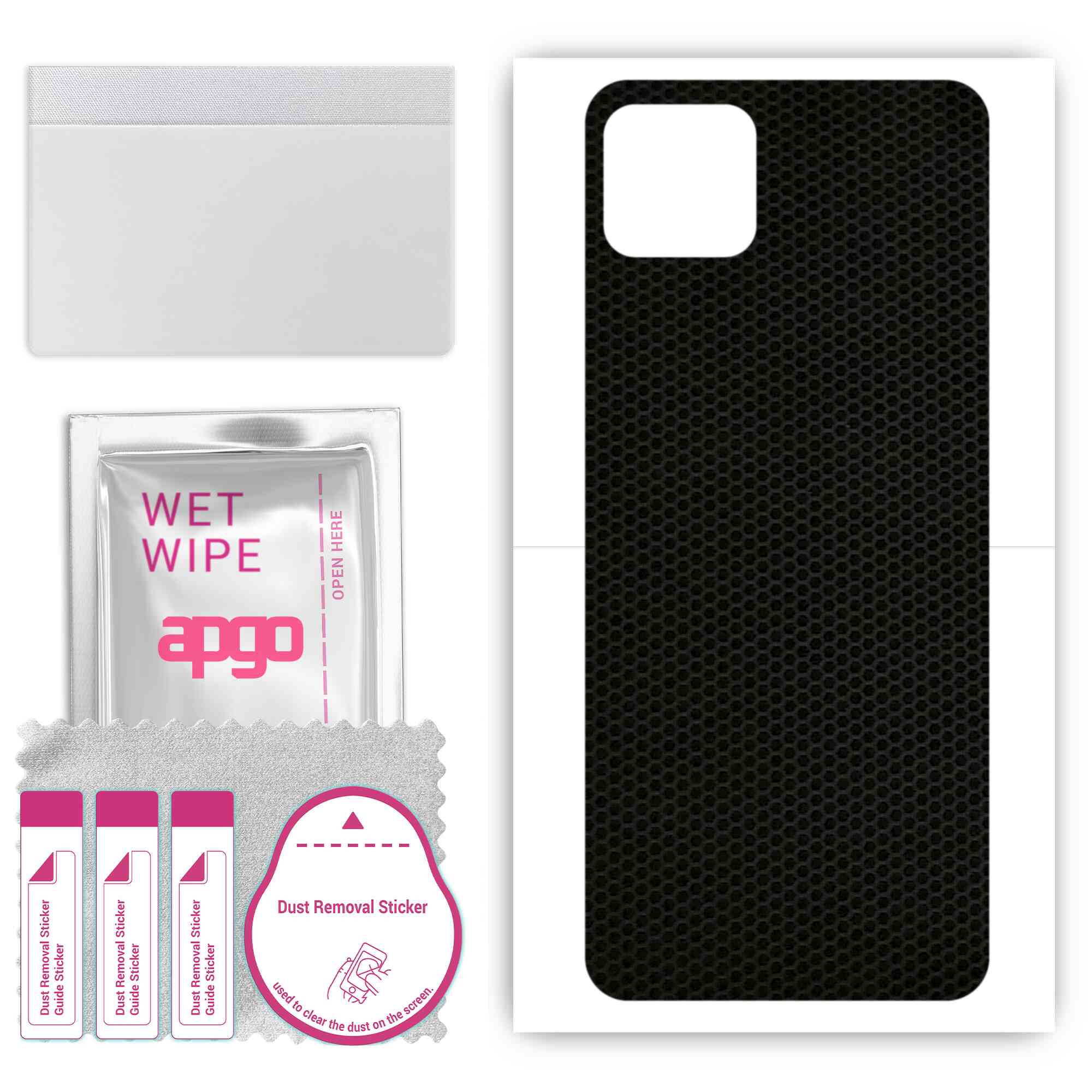 

apgo Protective Skin Sticker for the back compatible with Oppo A72N 5G, Wrap Film, Foil, Vinyl - Pattern Matrix
