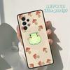 mushroom frog Cartoon phone case For Samsung Galaxy A42 A31 A40 A51 A71 A32 A80 A91 A52 A72 A73 A20e A21S A50 A70 A11 A12 Cover